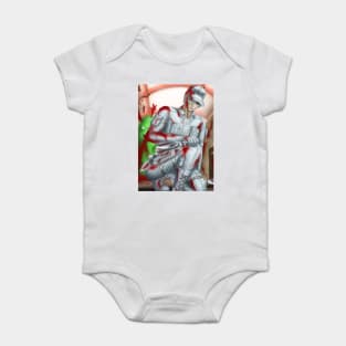 White Blood Cell (With Bloodstain) Baby Bodysuit